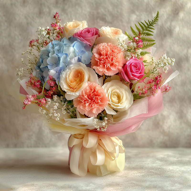 Can I write my name on the flower basket sent by Linwood?