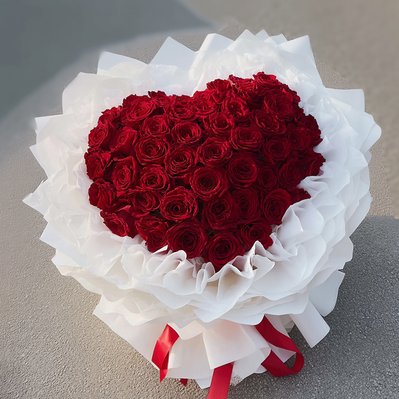 How to write a short message for the opening flower basket of Bedford Fruit Shop?