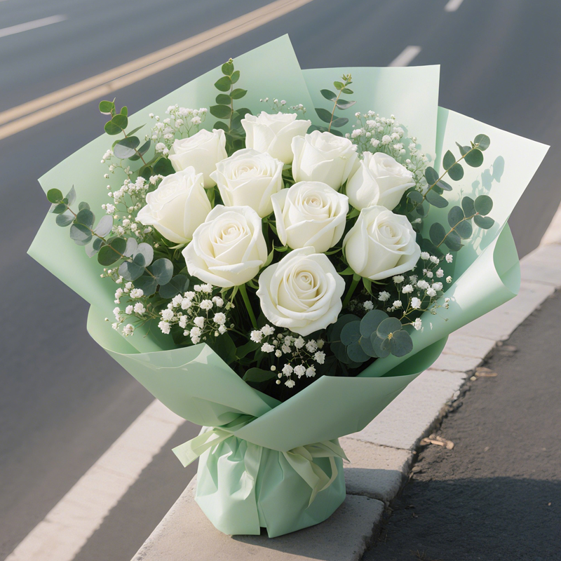 How to write congratulatory words on the flower basket for your own company’s opening in Asheville?