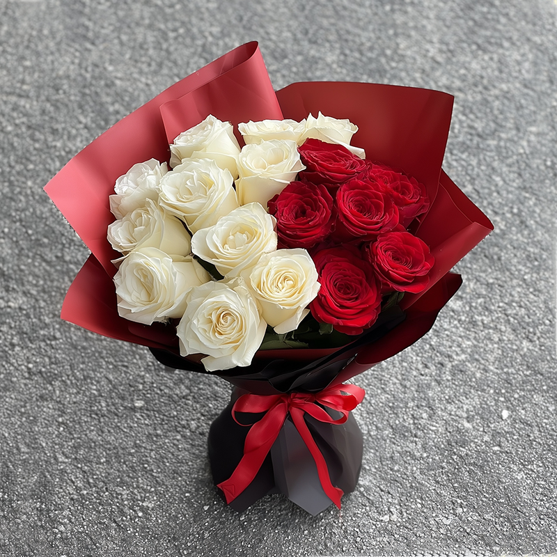 How to write the congratulatory message on the West Long Branch opening flower basket card?